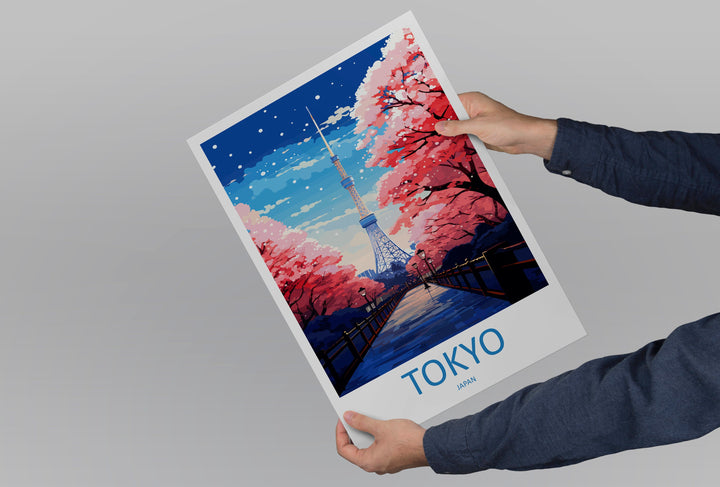 Japan Travel Print Wall Art Japan Wall Hanging Home Décor Japan Gift Art Lovers Tokyo Art Lover Gift Tokyo Travel Gift