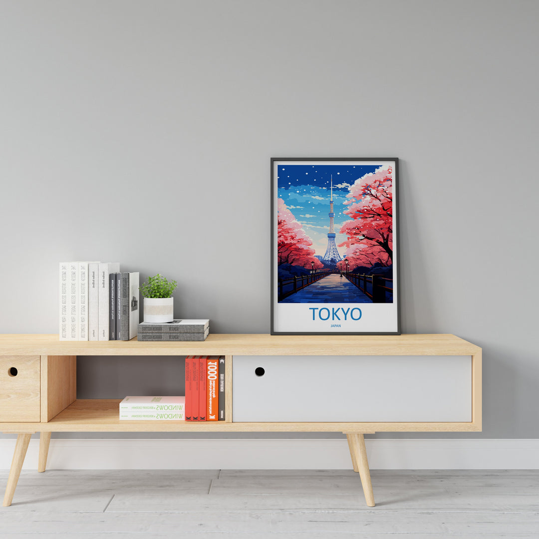 Japan Travel Print Wall Art Japan Wall Hanging Home Décor Japan Gift Art Lovers Tokyo Art Lover Gift Tokyo Travel Gift