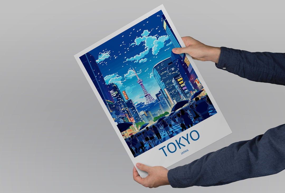 Japan Travel Print Wall Art Japan Wall Hanging Home Décor Japan Gift Art Lovers Tokyo Art Lover Gift Tokyo Travel Gift