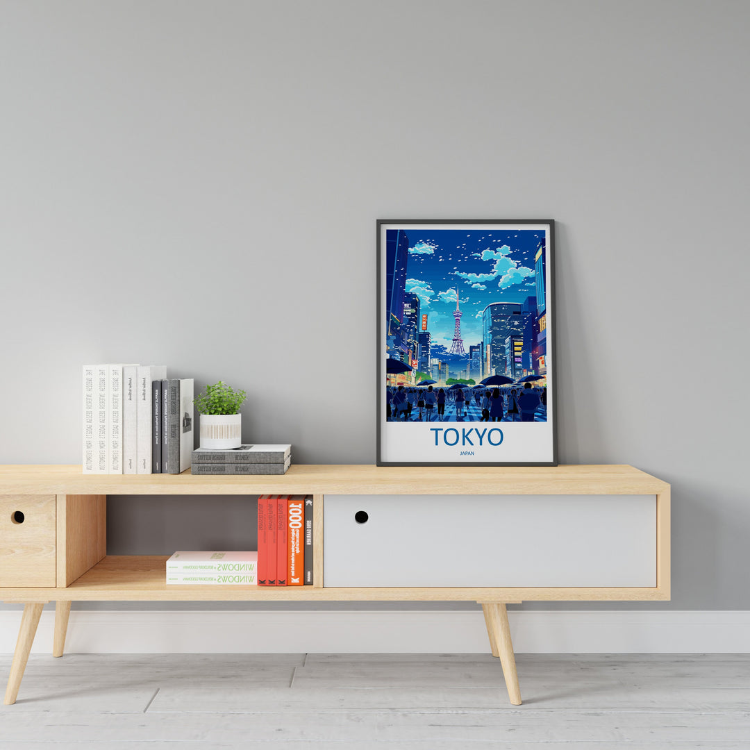 Japan Travel Print Wall Art Japan Wall Hanging Home Décor Japan Gift Art Lovers Tokyo Art Lover Gift Tokyo Travel Gift