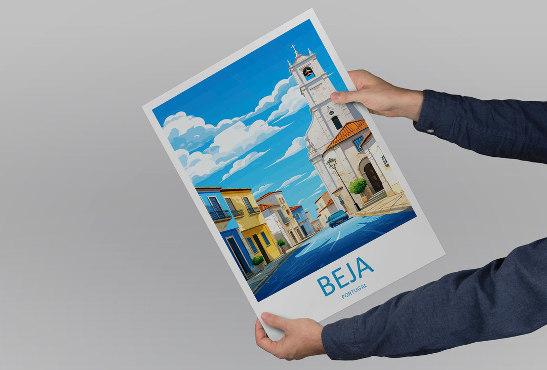 Beja Travel Print Wall Art Beja Wall Hanging Home Décor Beja Gift Art Lovers Portugal Art Lover Gift Beja Wall Art