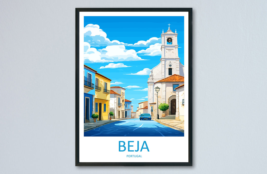 Beja Travel Print Wall Art Beja Wall Hanging Home Décor Beja Gift Art Lovers Portugal Art Lover Gift Beja Wall Art