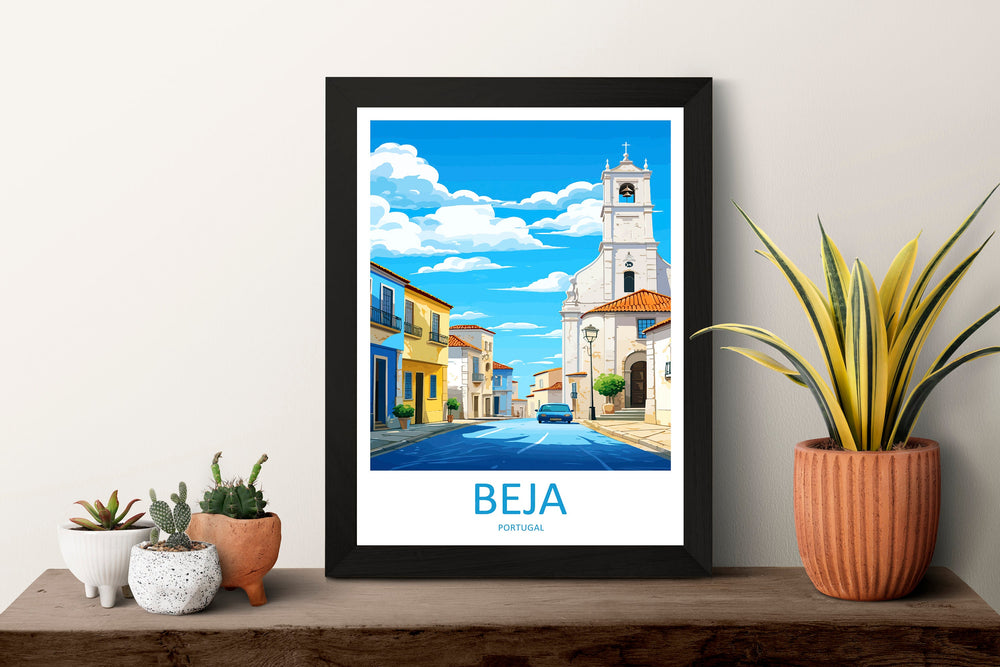 Beja Travel Print Wall Art Beja Wall Hanging Home Décor Beja Gift Art Lovers Portugal Art Lover Gift Beja Wall Art