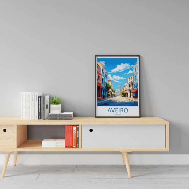 Aveiro Travel Print Wall Art Aveiro Wall Hanging Home Décor Aveiro Gift Art Lovers Portugal Art Lover Gift Aveiro Wall Art