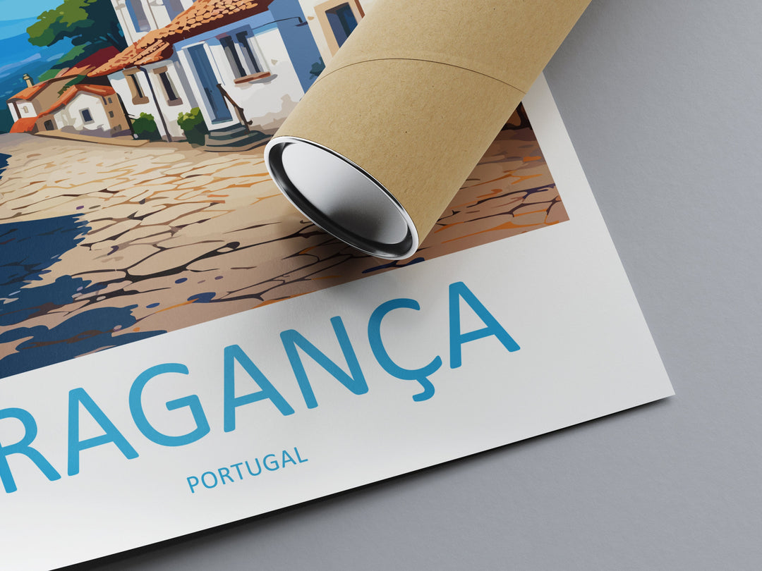 Bragança Travel Print Wall Art Bragança Wall Hanging Home Décor Bragança Gift Art Lovers Portugal Art Lover Gift Bragança Wall Art