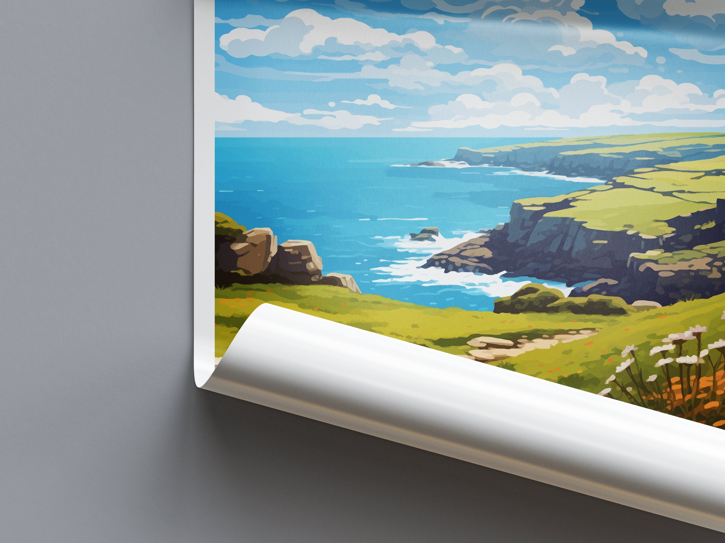 Zennor Travel Print