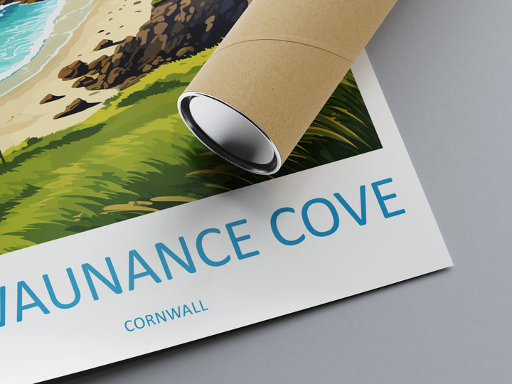Trevaunance Cove Travel Print Wall Art Trevaunance Cove Wall Hanging Home Décor Trevaunance Cove Gift Art Lovers Cornwall Art Lover Gift