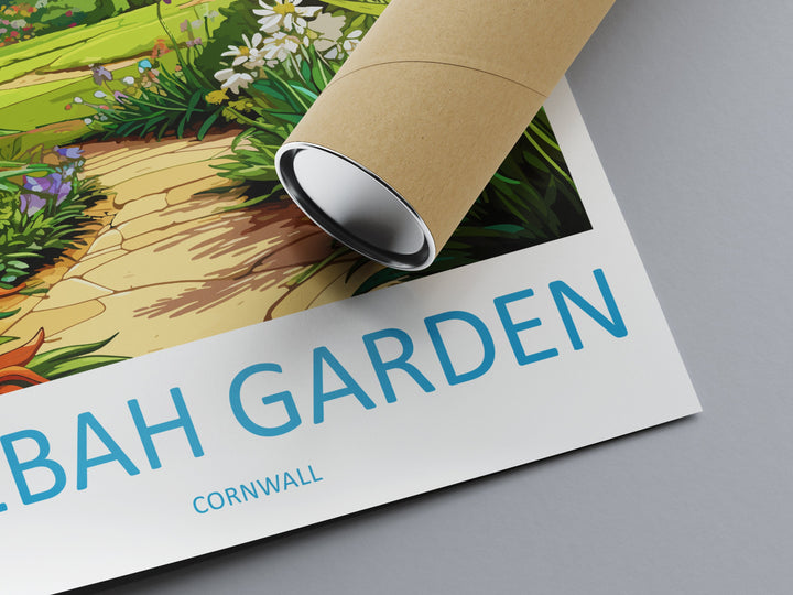 Trebah Garden Travel Print Wall Art Trebah Garden Wall Hanging Home Décor Trebah Garden Gift Art Lovers Cornwall Art Lover Gift
