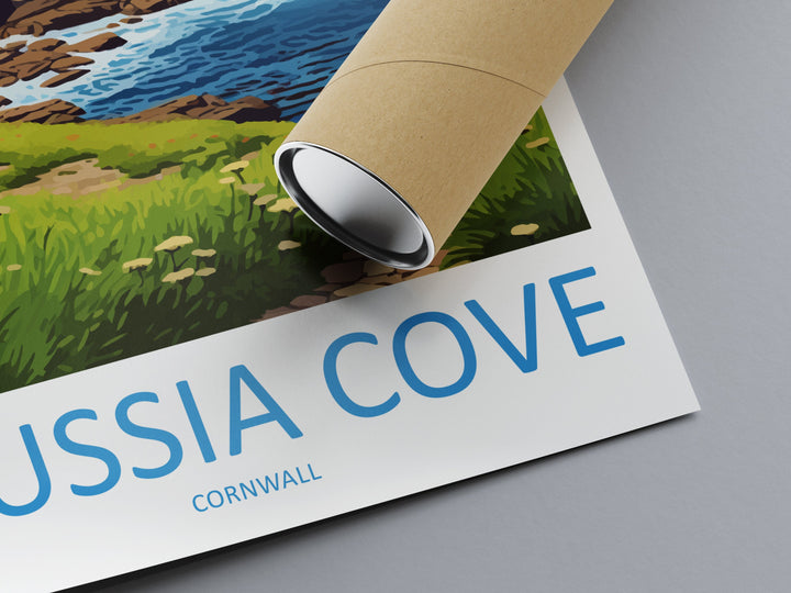 Prussia Cove Travel Print Wall Art Prussia Cove Wall Hanging Home Décor Prussia Cove Gift Art Lovers Cornwall Art
