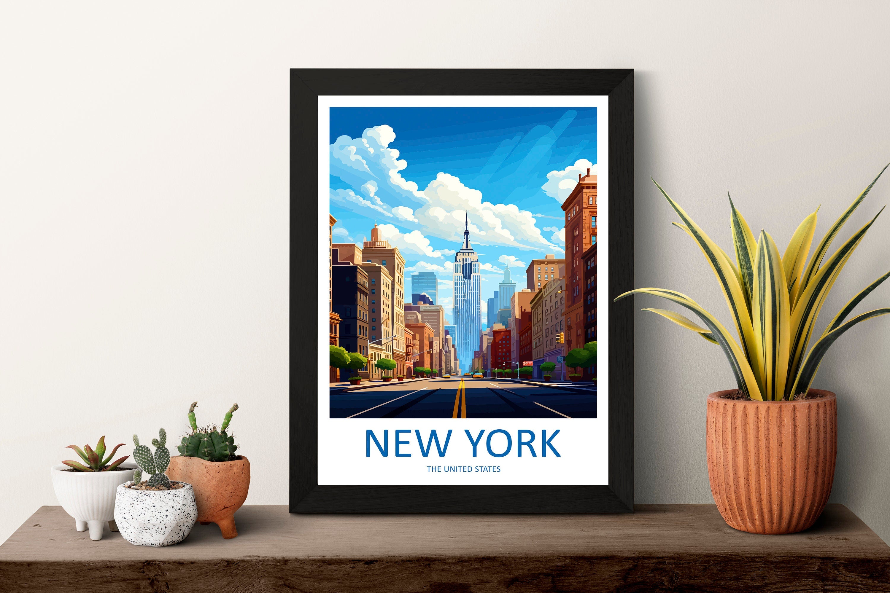 New York Travel Print