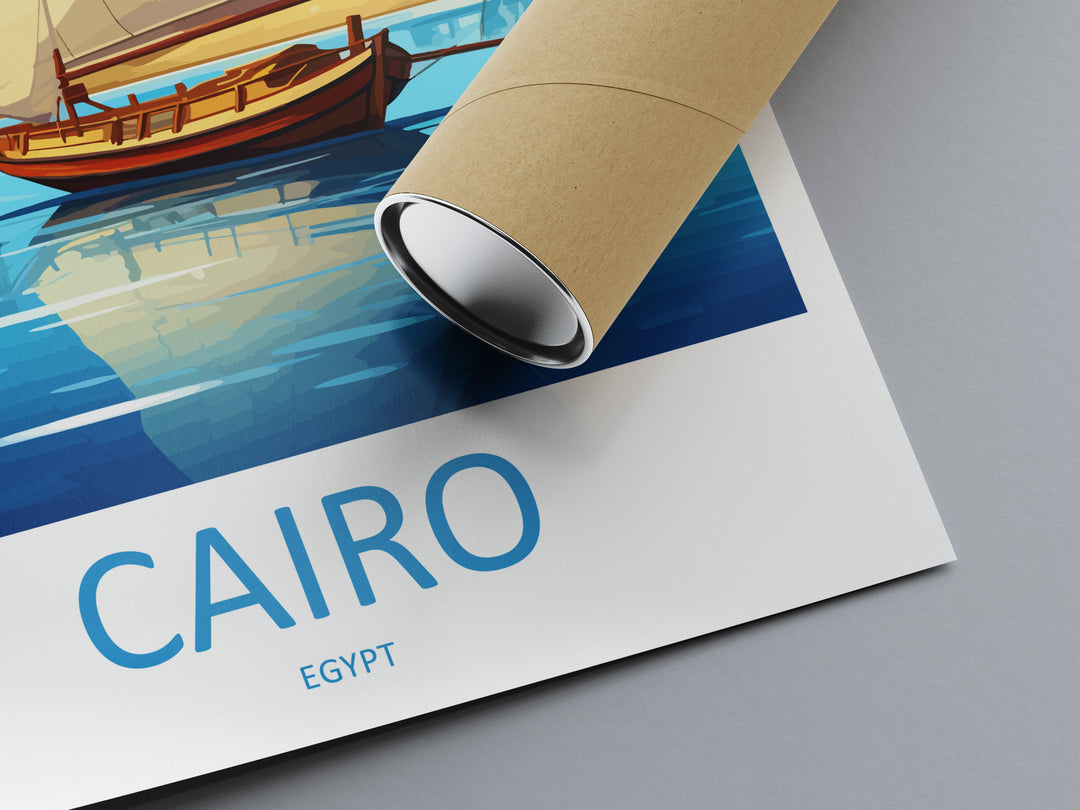 Cairo Travel Print Wall Art Cairo Egypt Wall Hanging Home Decoration Cairo Gift Art Lovers Wall Art Print Cairo Great Pyramids Of Giza