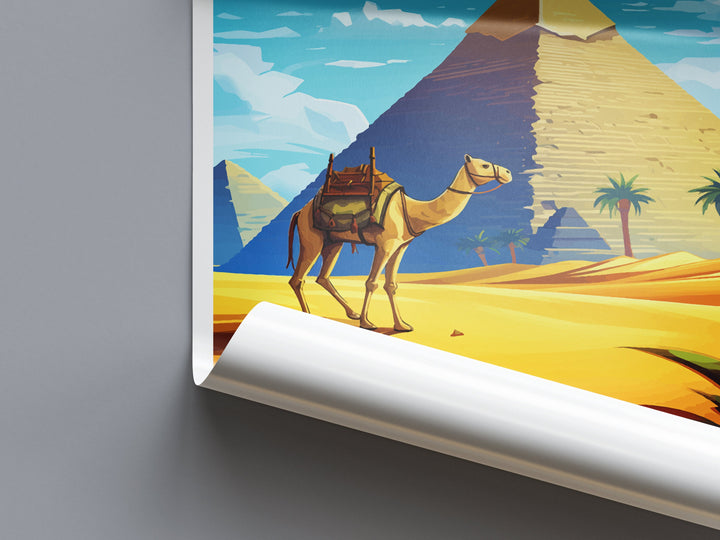 Cairo Travel Print Wall Art Cairo Egypt Wall Hanging Home Decoration Cairo Gift Art Lovers Wall Art Print Cairo Great Pyramids Of Giza