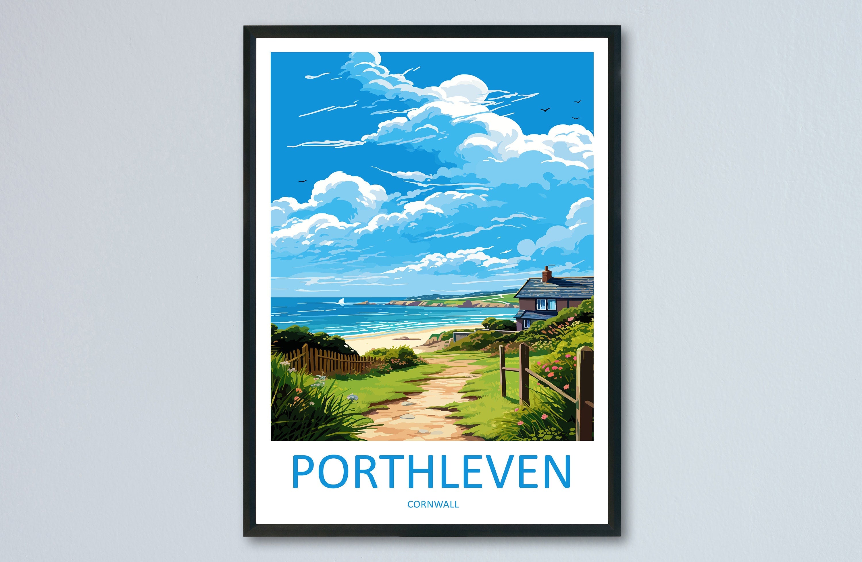 Porthleven Travel Print