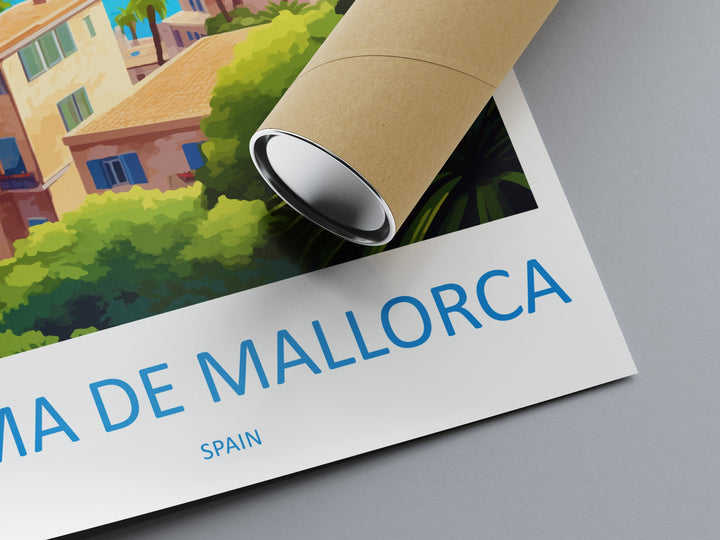Palma De mallorca Travel Print Wall Art Palma De mallorca Wall Hanging Home Décor Palma De mallorca Gift Art Lovers Spain Art Lover Gift