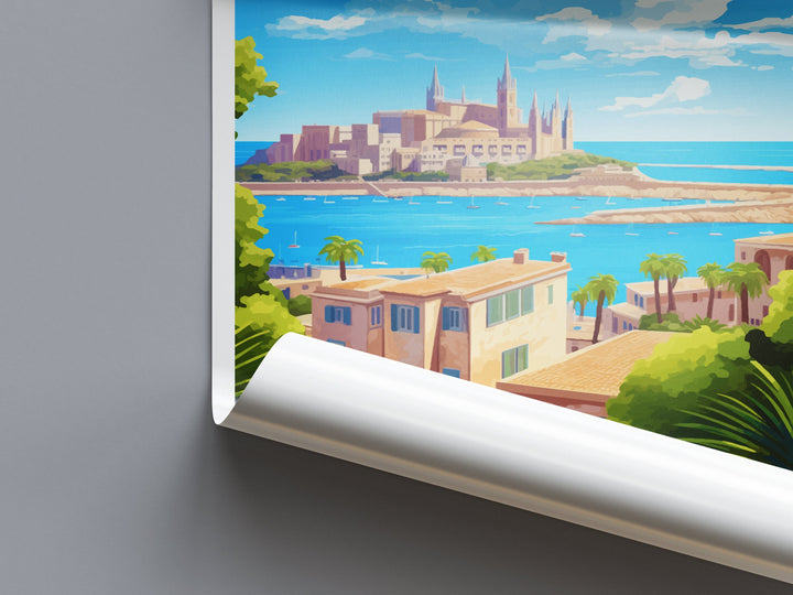 Palma De mallorca Travel Print Wall Art Palma De mallorca Wall Hanging Home Décor Palma De mallorca Gift Art Lovers Spain Art Lover Gift