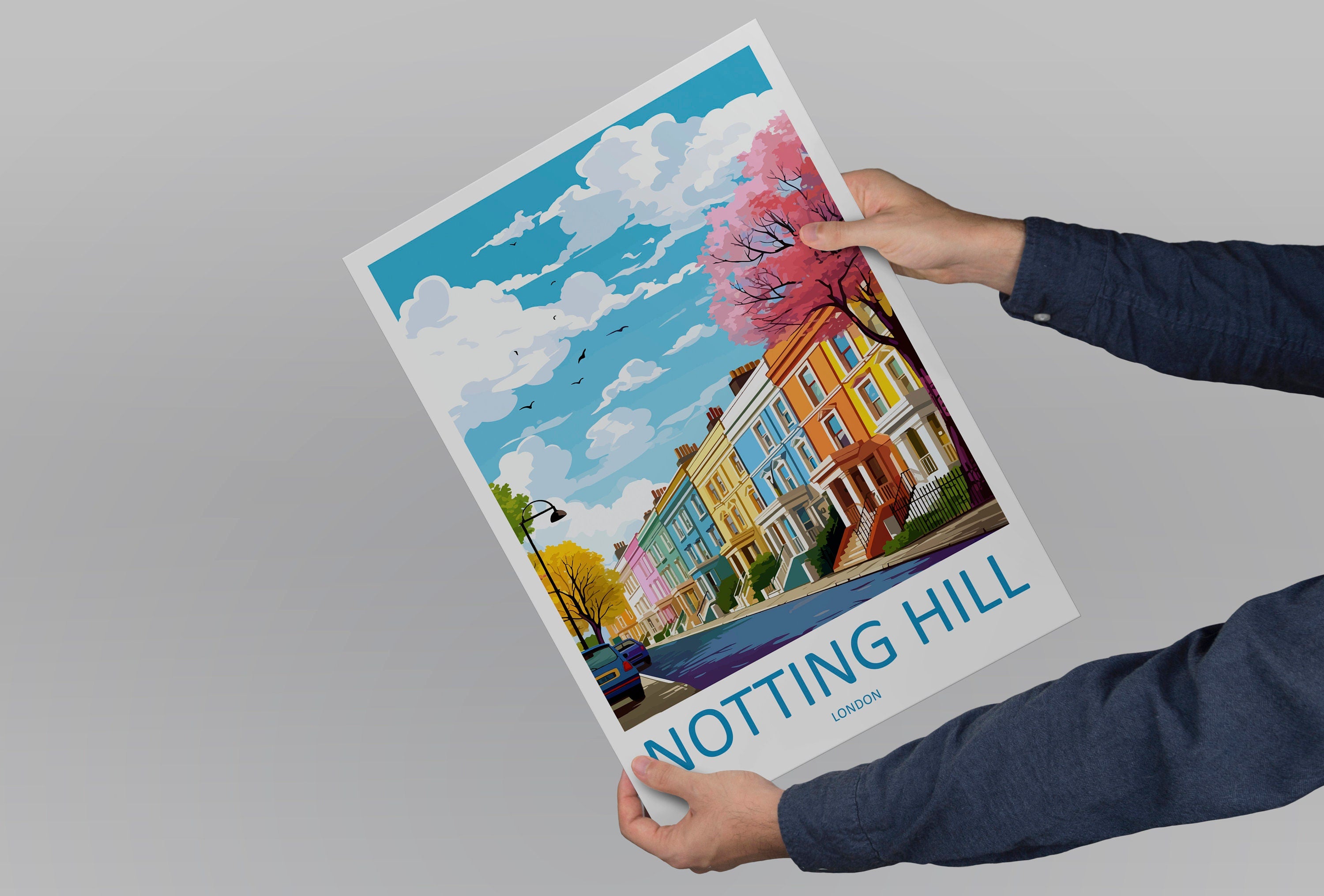 Notting Hill Travel Print