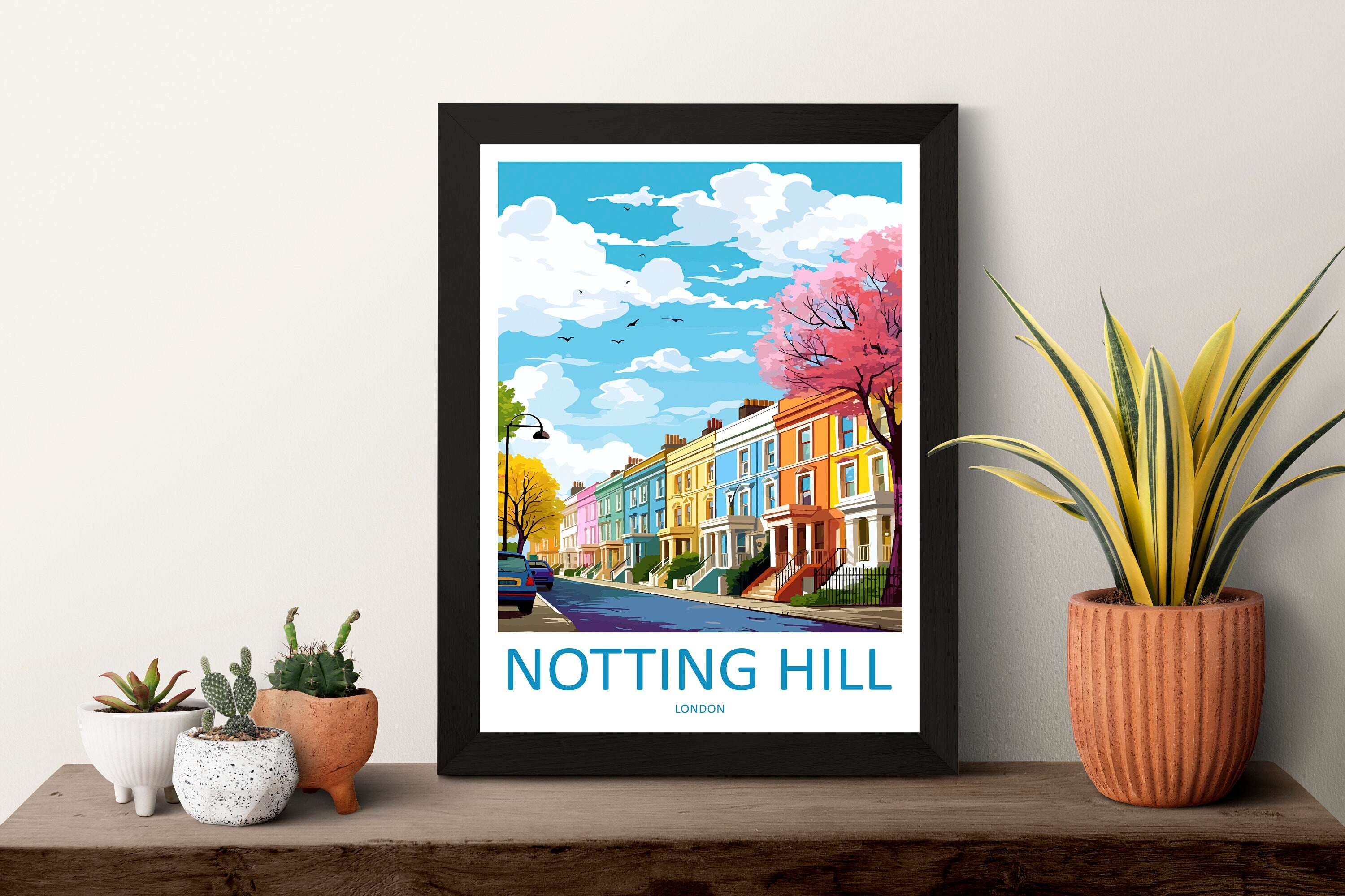 Notting Hill Travel Print