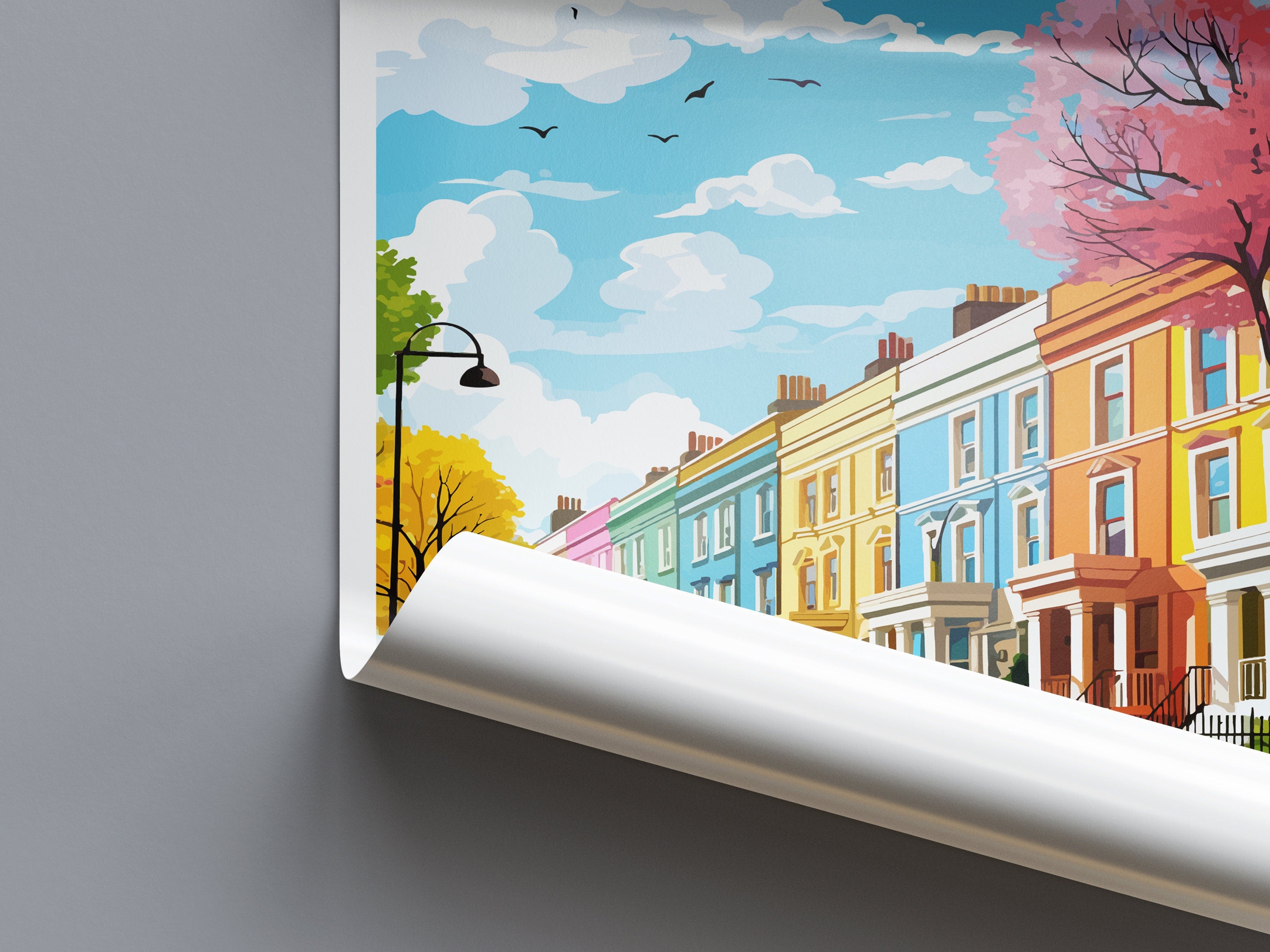 Notting Hill Travel Print