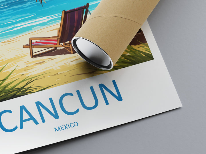 Cancun Travel Print Wall Art Cancun Wall Hanging Home Decoration Cancun Gift Art Lovers Wall Art Print Art Cancun Wall Hanging Poster Decor