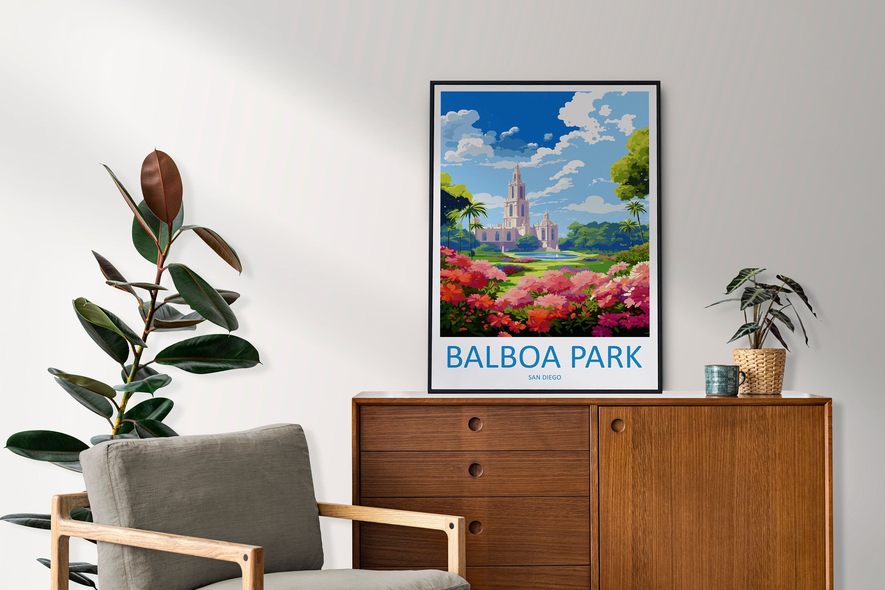 Balboa Park Travel Print