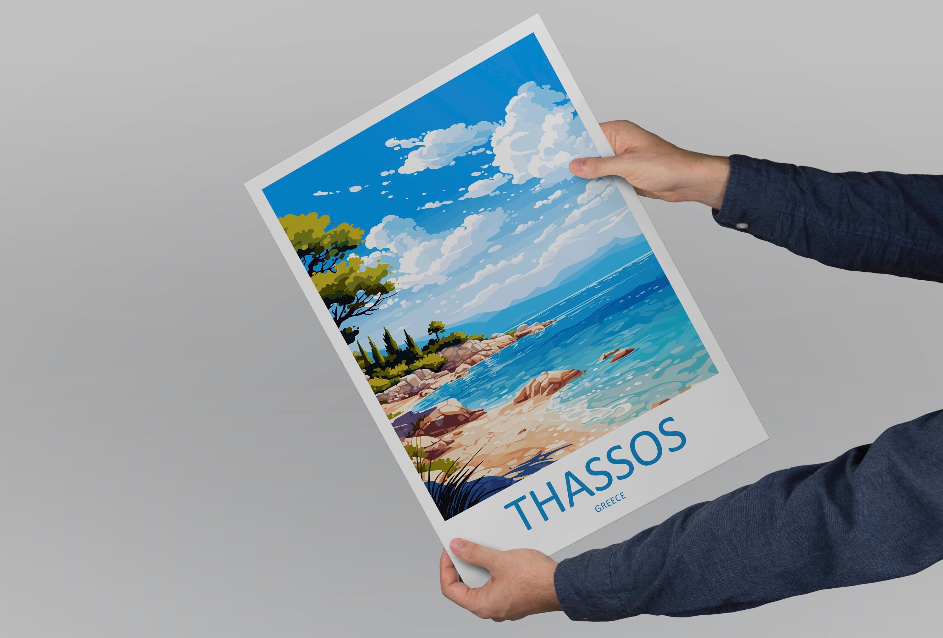 Thassos Travel Print