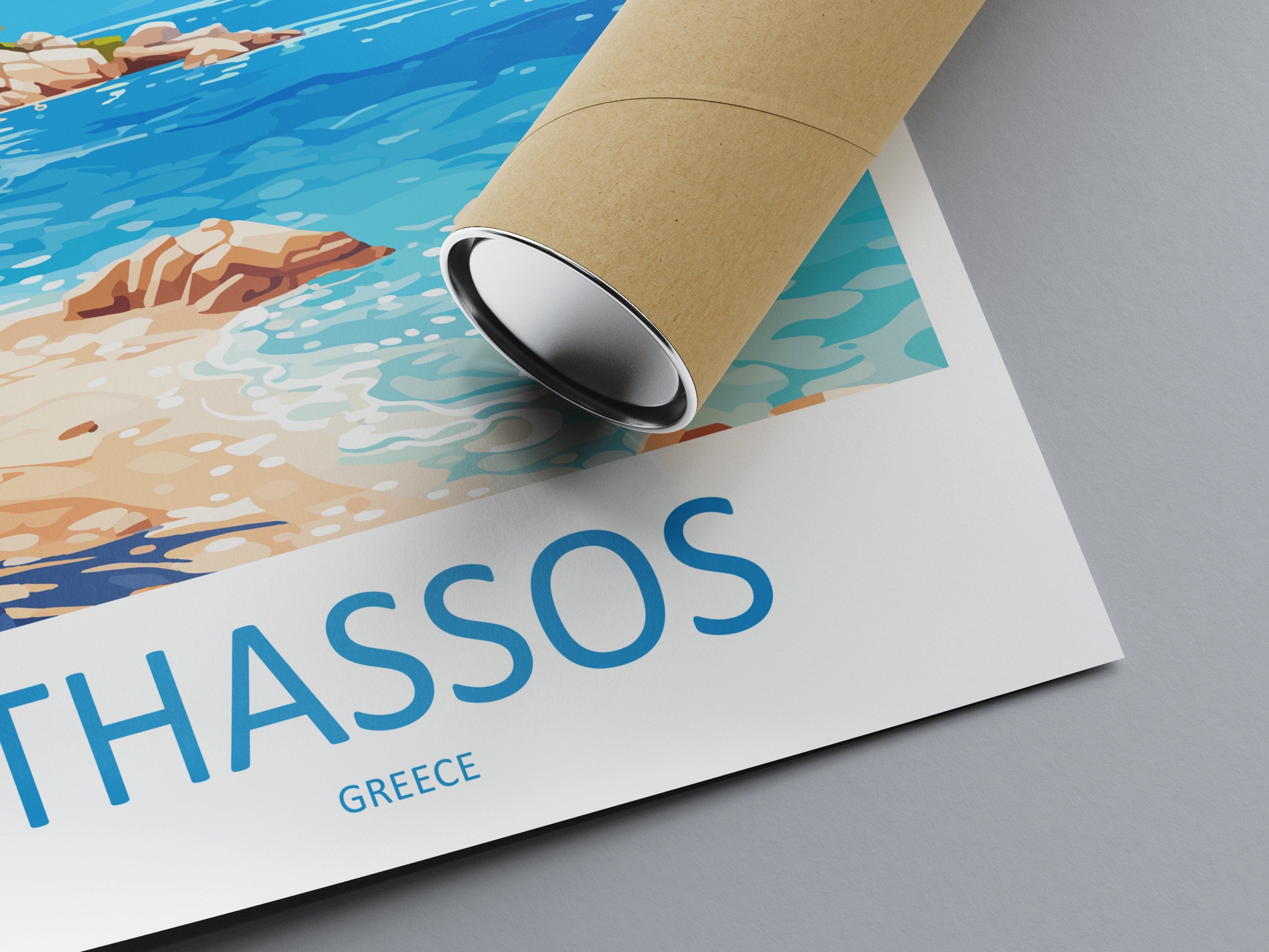 Thassos Travel Print