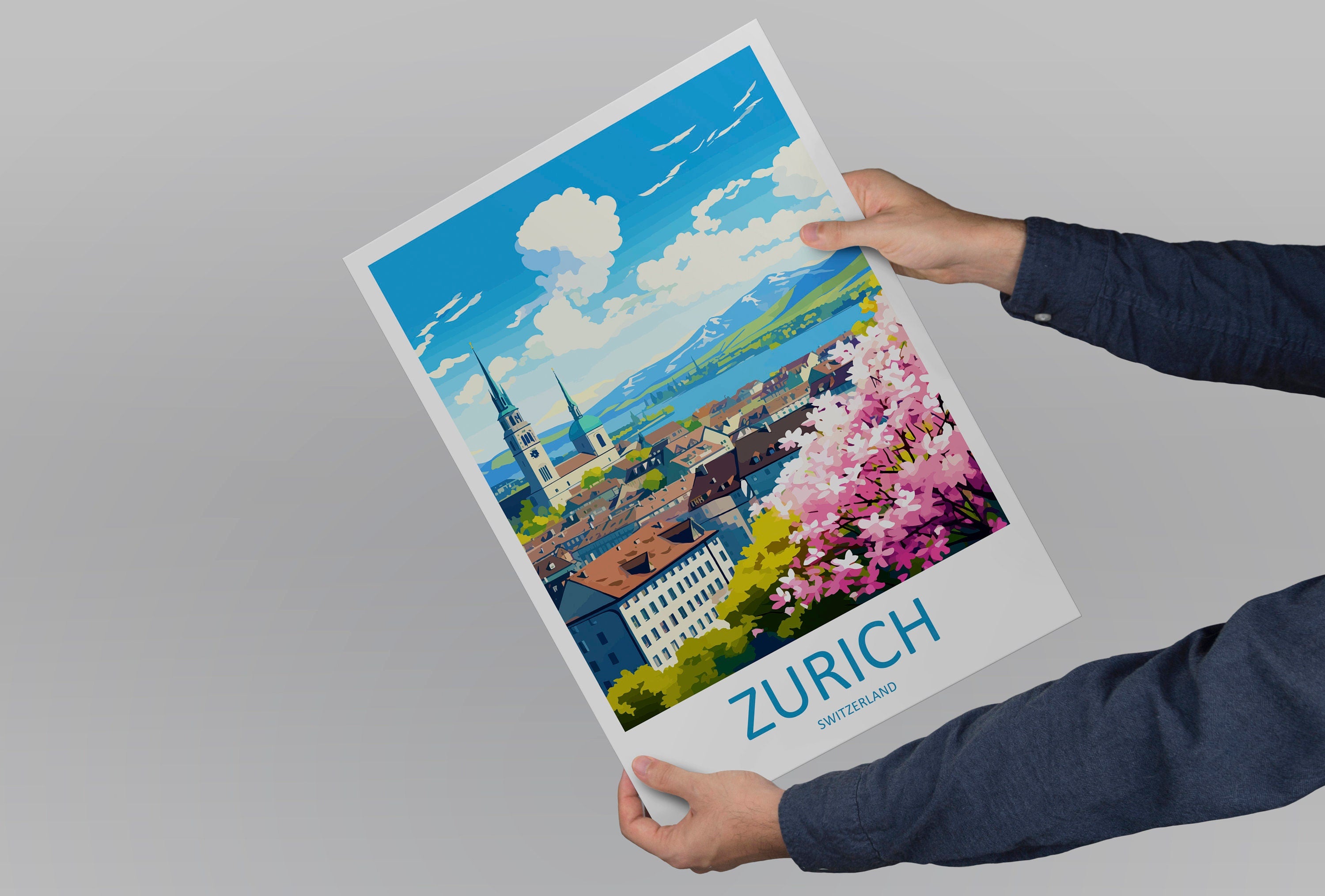 Zurich Travel Print