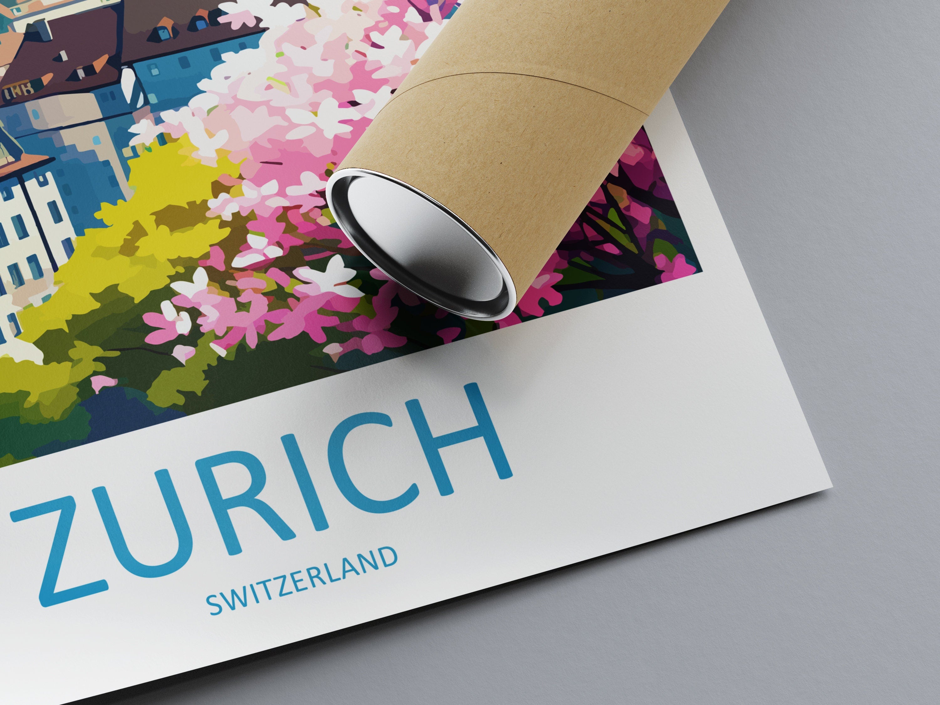 Zurich Travel Print