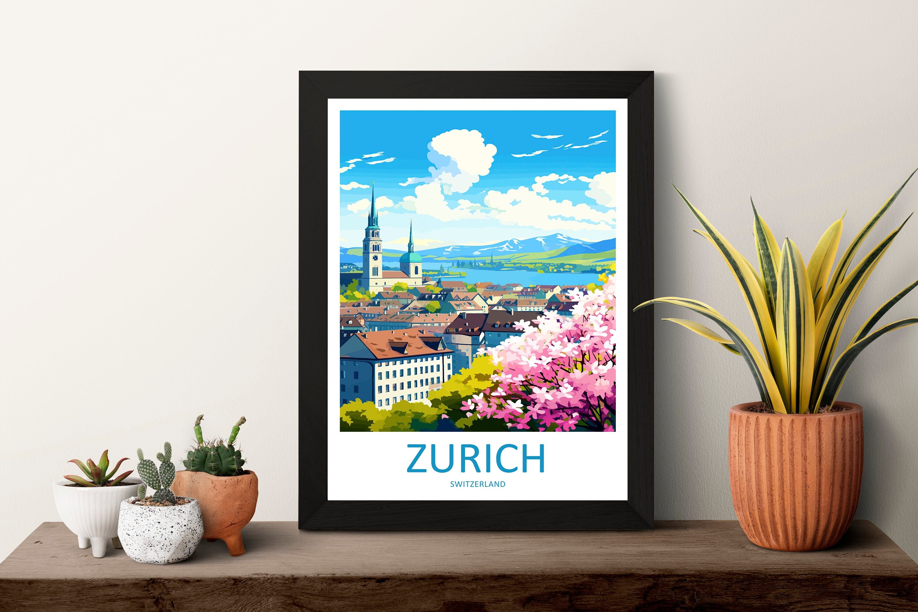 Zurich Travel Print