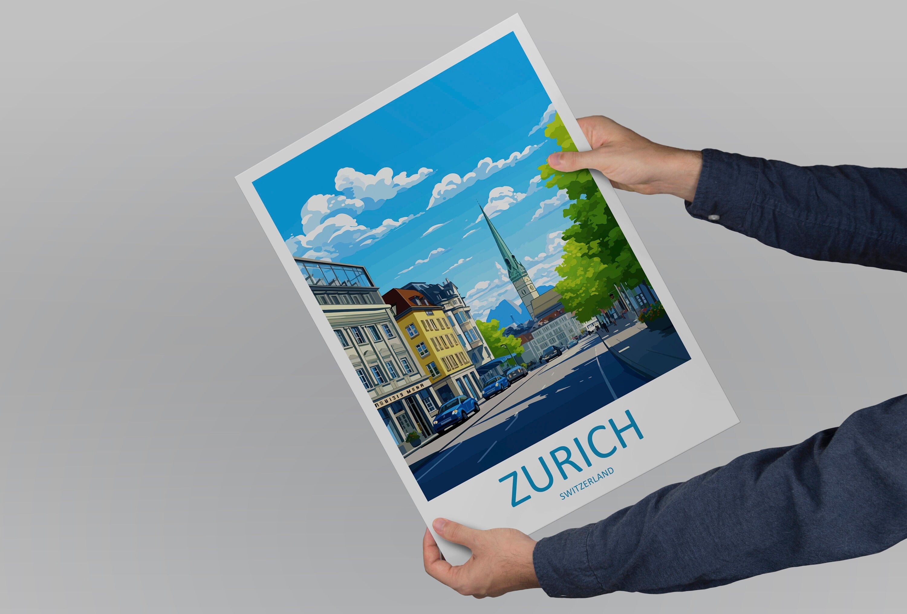 Zurich Travel Print