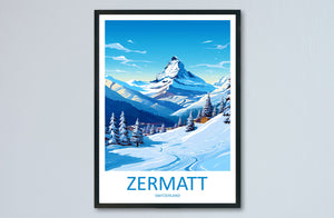 Zermatt Travel Print