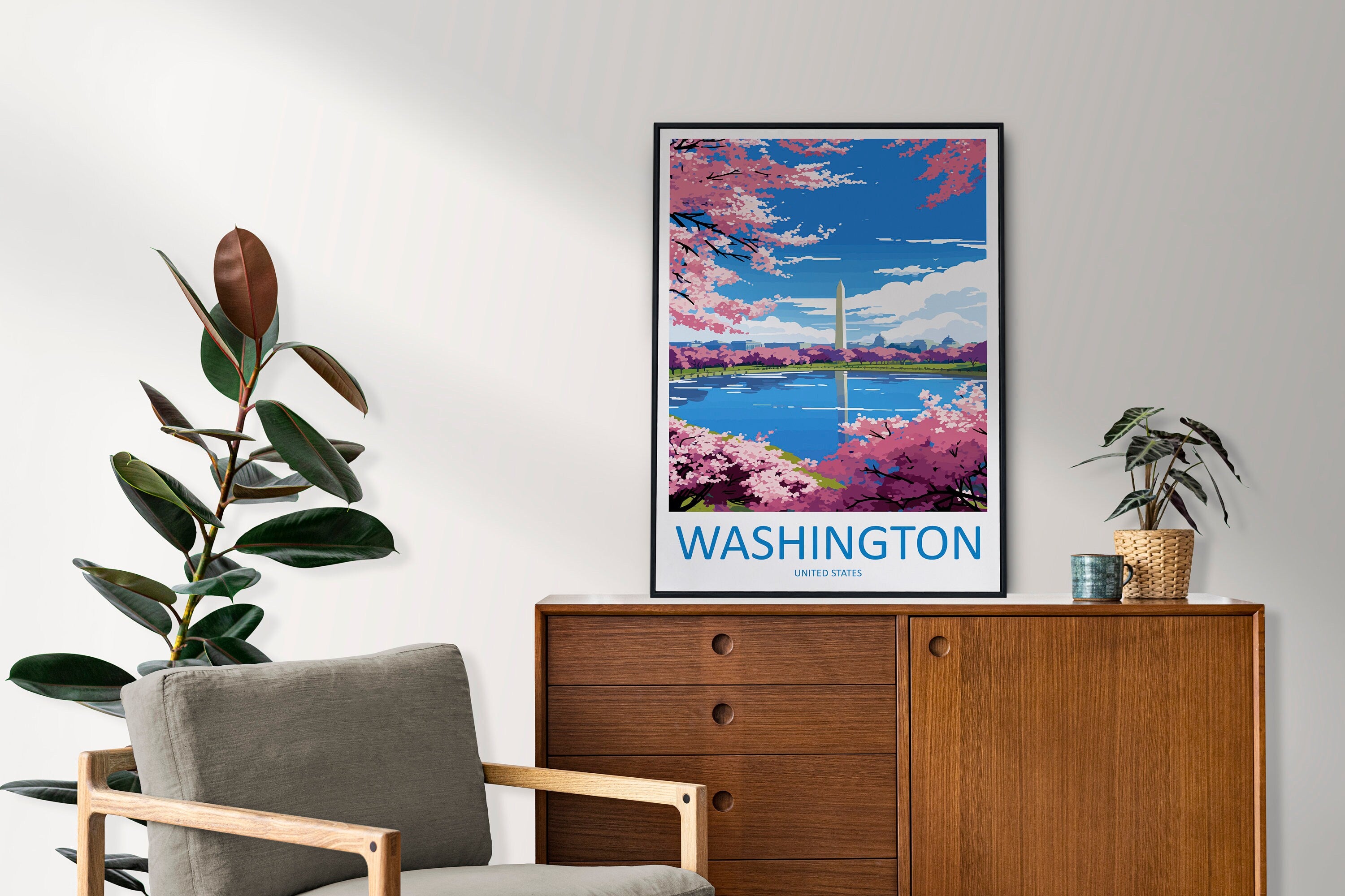 Washington DC Travel Print