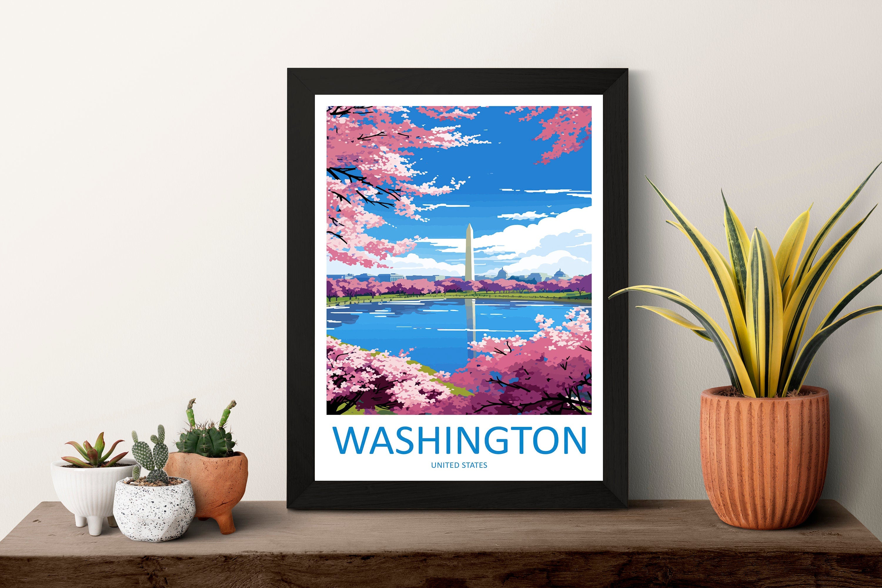 Washington DC Travel Print