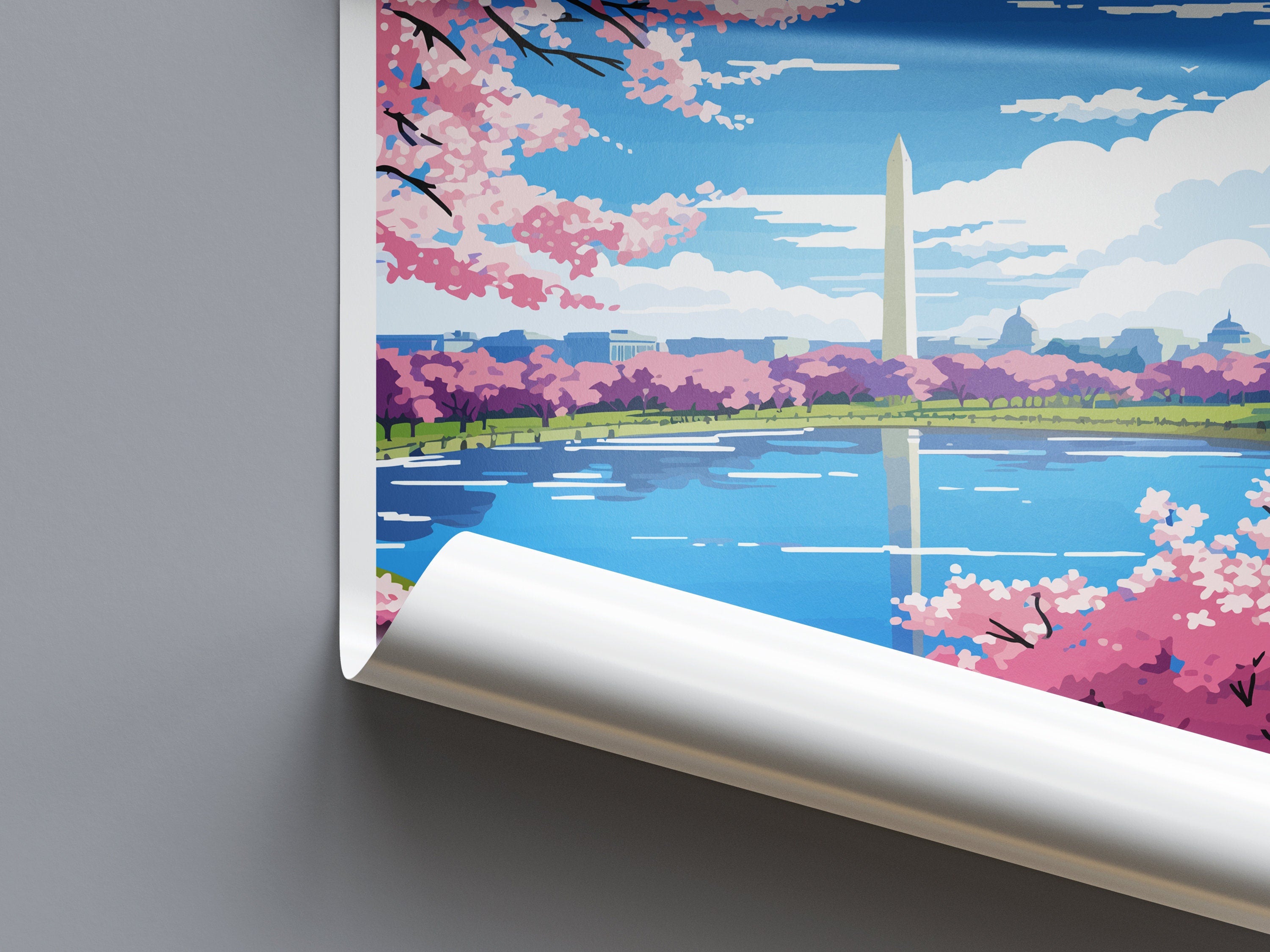 Washington DC Travel Print