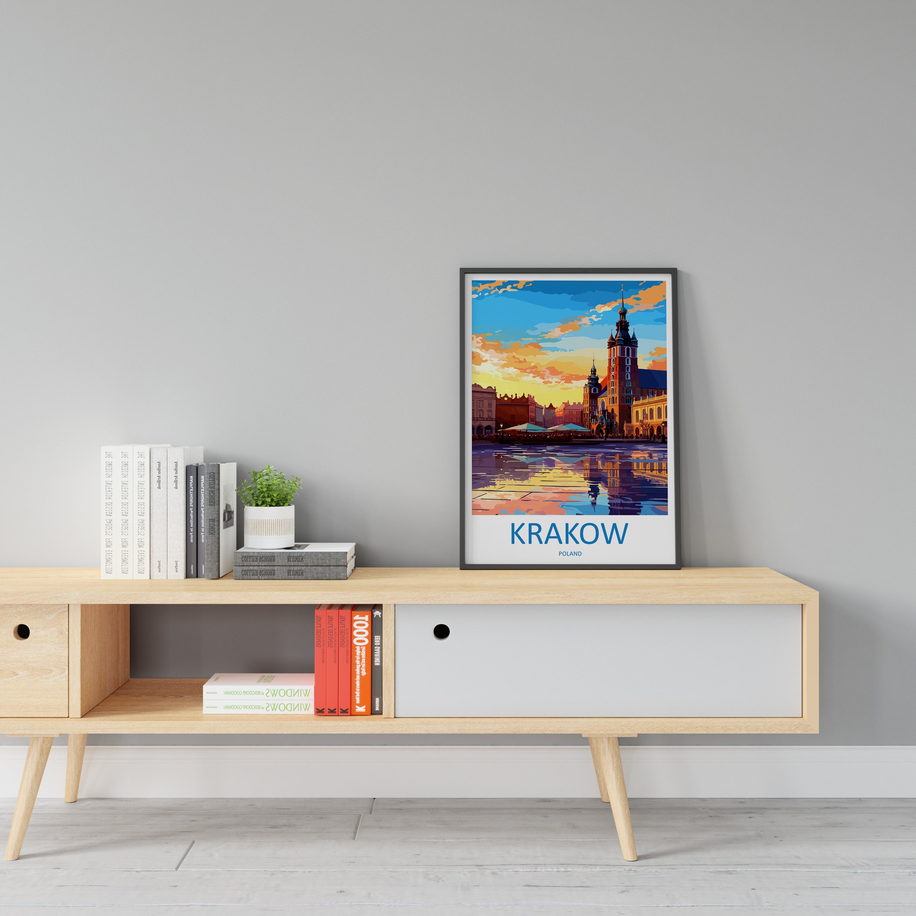 Krakow Travel Print