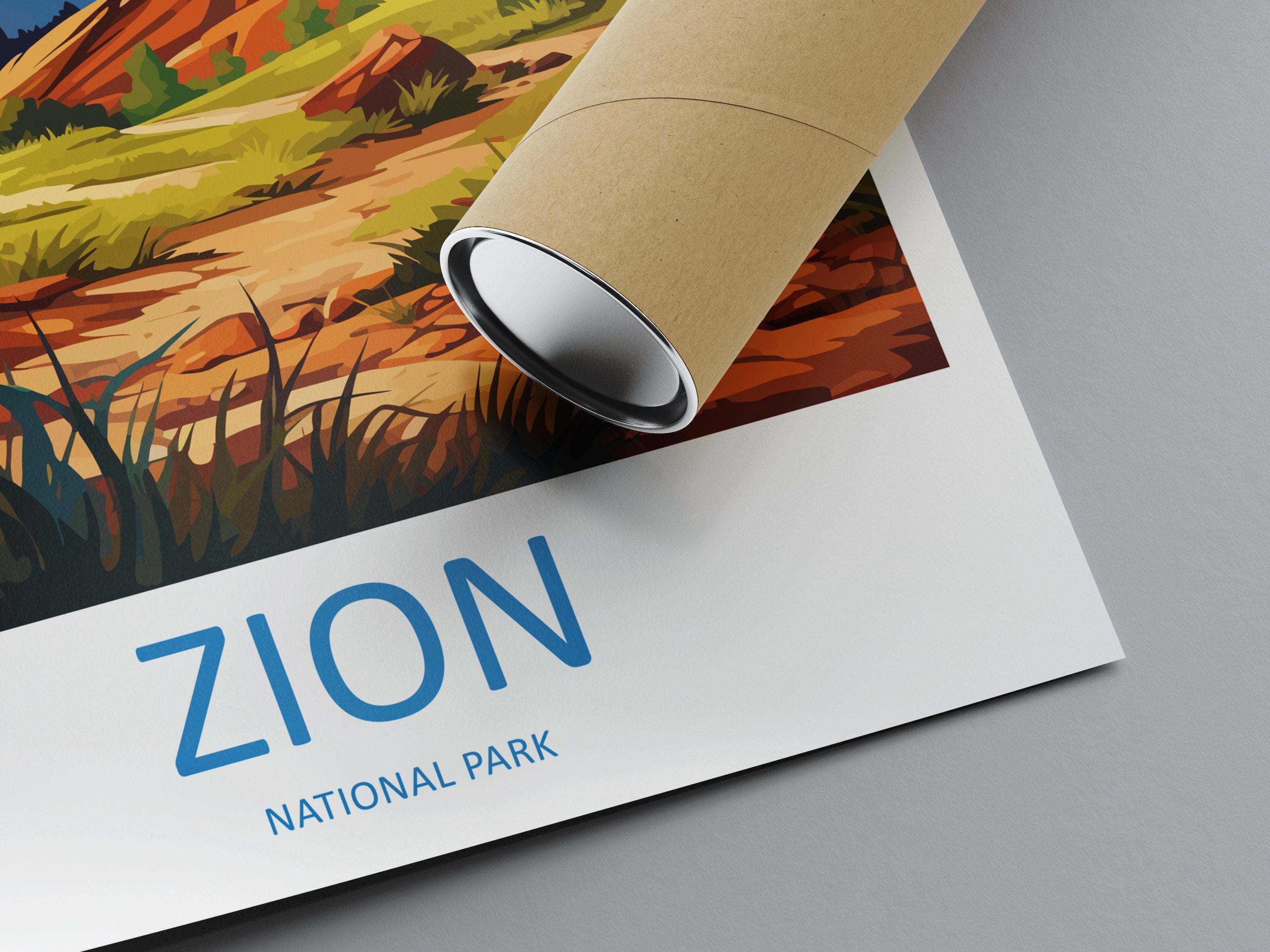 Zion National Park Travel Print