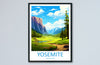 Yosemite Travel Print