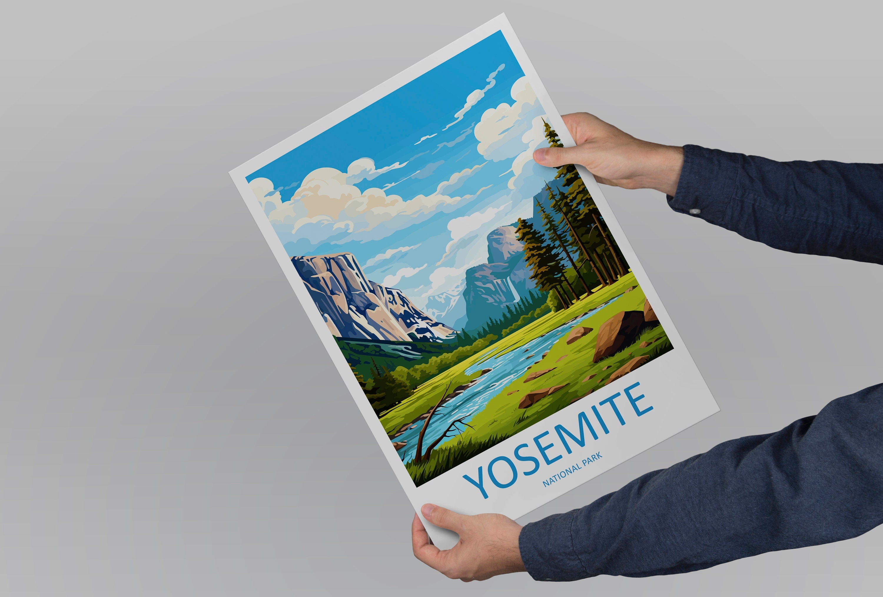 Yosemite Travel Print