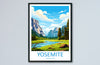 Yosemite Travel Print