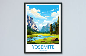 Yosemite Travel Print