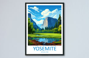 Yosemite Travel Print