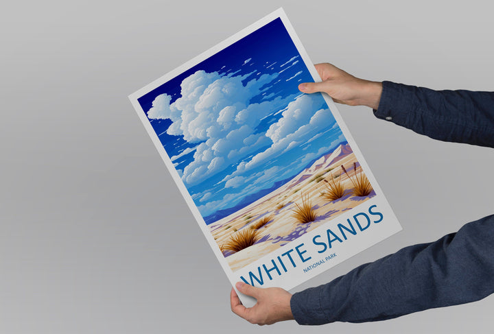 White Sands National Park Travel Print Wall Art White Sands National Park Wall Hanging Home Décor White Sands National Park Art Gift Poster