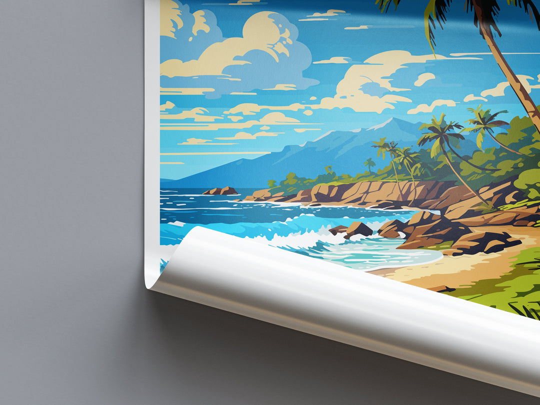 US Virgin Islands Travel Print Wall Art US Virgin Islands Wall Hanging Home Décor US Virgin Islands Gift Art Lovers Wall Art Caribbean