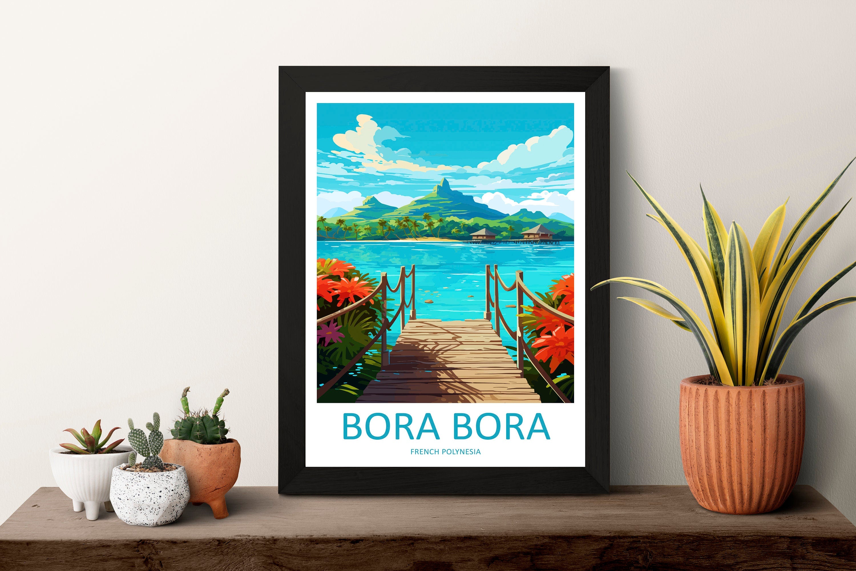 Bora Bora Travel Print