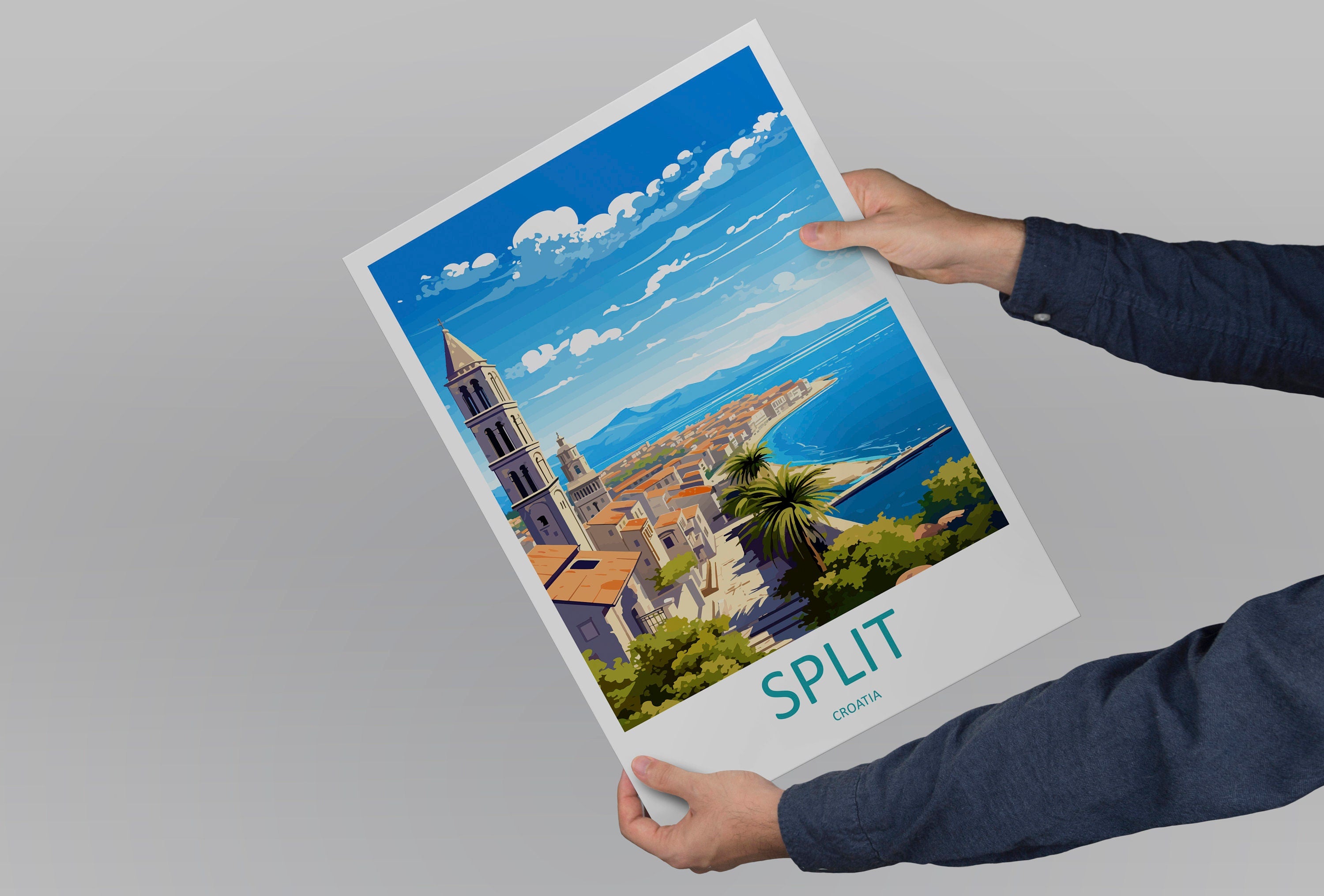 Split Travel Print