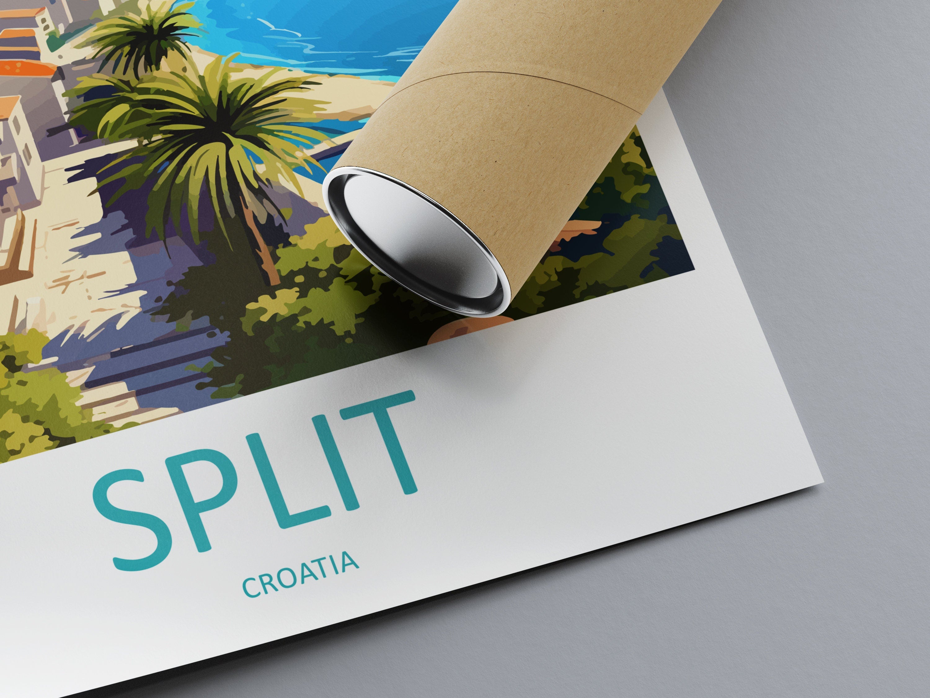 Split Travel Print