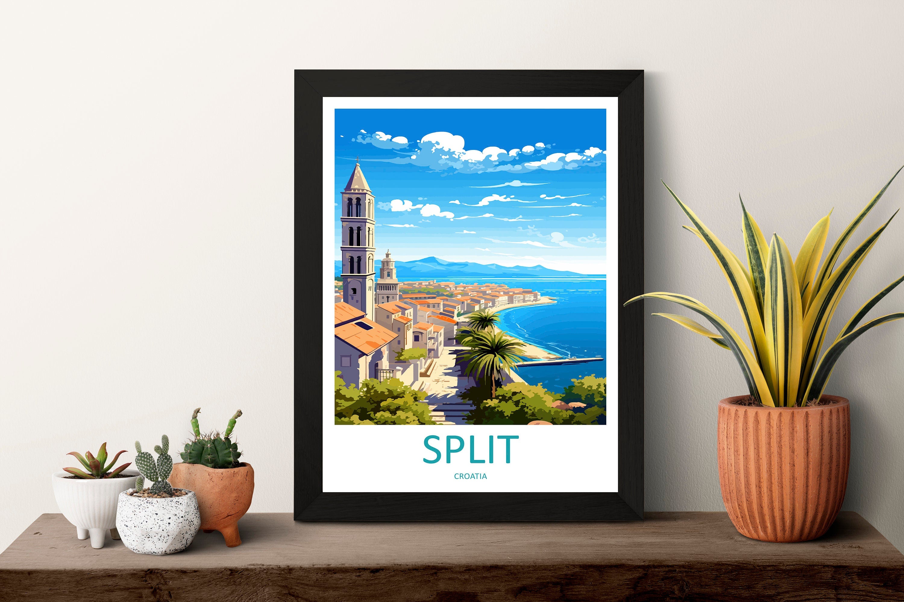 Split Travel Print