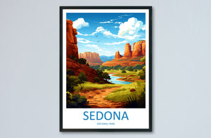 Sedona Travel Print Sedona Home Décor Arizona Art Print Sedona Wall Print For Sedona Gift Wall Hanging Arizona Sedona Desert Artwork Décor