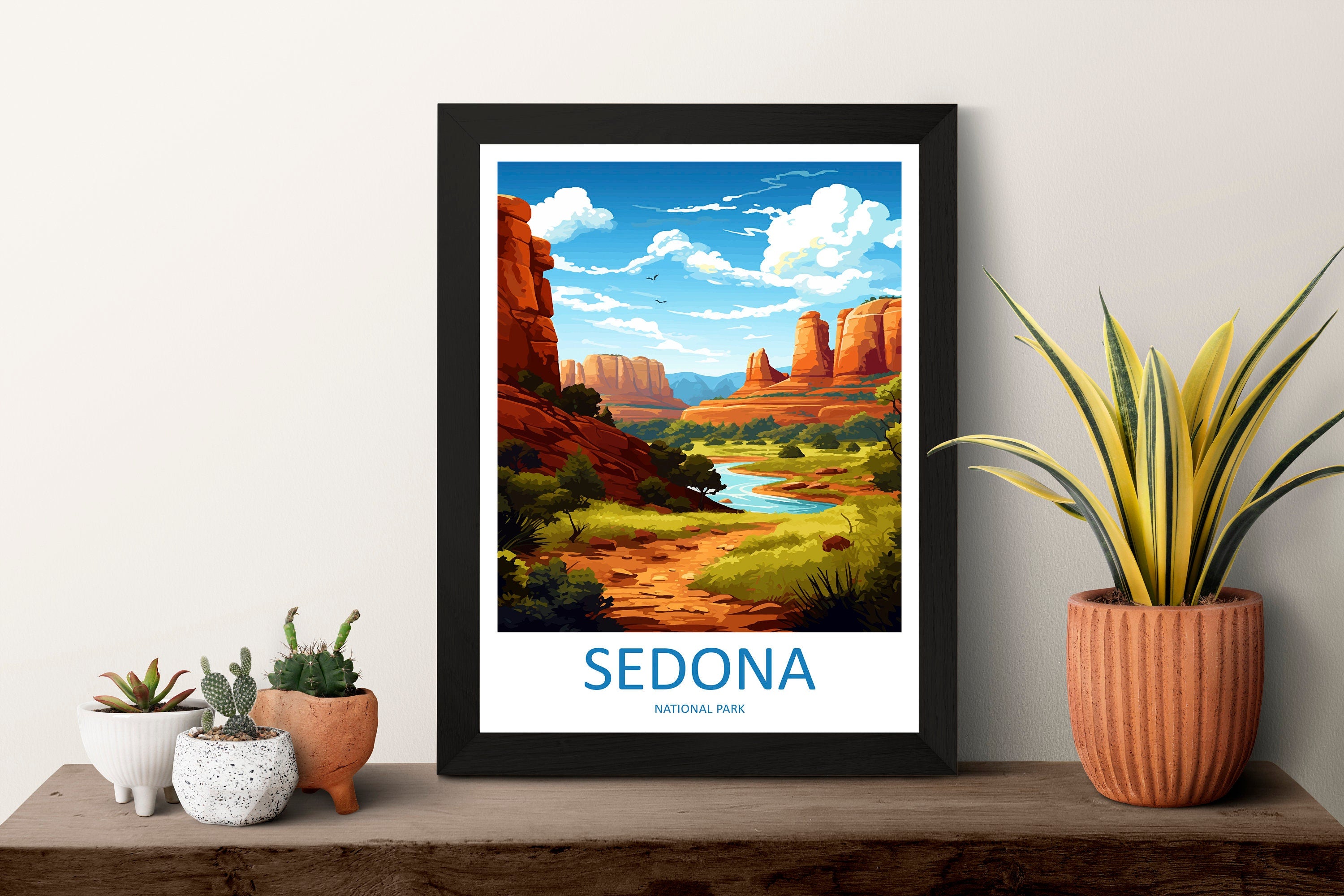 Sedona Travel Print Sedona Home Décor Arizona Art Print Sedona Wall Print For Sedona Gift Wall Hanging Arizona Sedona Desert Artwork Décor