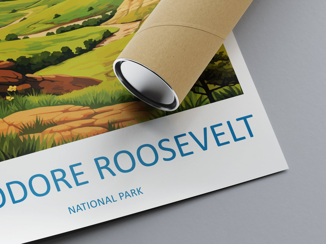 Theodore Roosevelt National Park Travel Print Wall Art Theodore Roosevelt National Park Wall Hanging Home Décor Theodore Roosevelt National